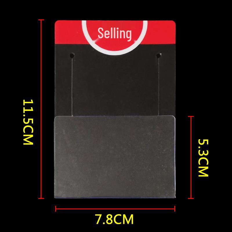Transparent PVC Shelf Label Sleeve for Pharmacy and Baby Store Price Tags