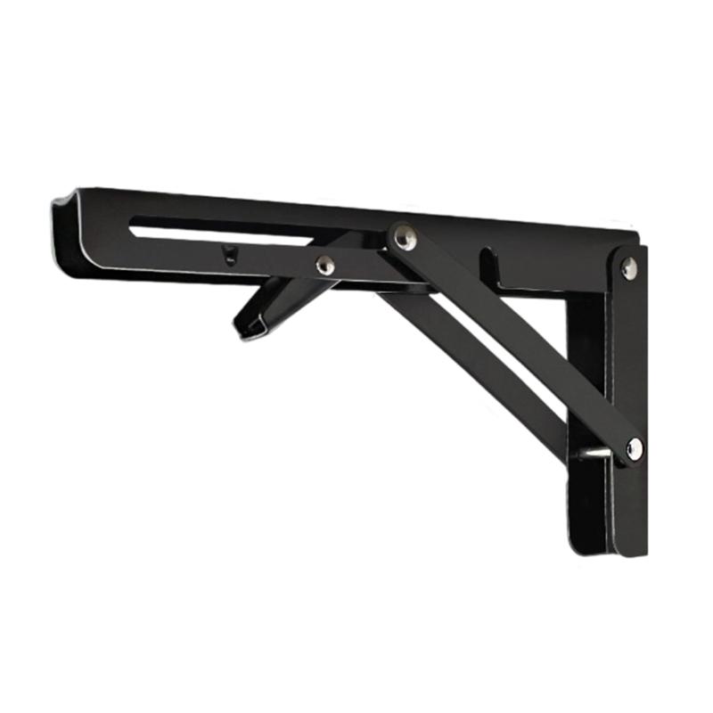 Space Saving Foldable Shelf Brackets Adjustable Wall Shelves Mounted Table Shelf Brackets for Home Office Garage