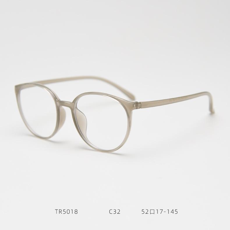 Anti Blue Rays Round Prescription Glasses For The Nearsighted Leopard Frame Ultrafine Student Myopia Glasses 0 -1.5 -3.5 -6.0