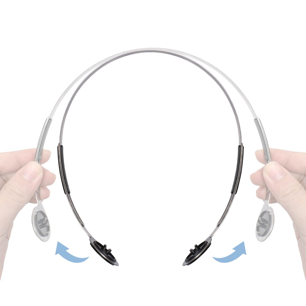 Lightweight stainless steel headbands suitable for Koss KPH40, Porta Pro PP KSC35, and KSC75