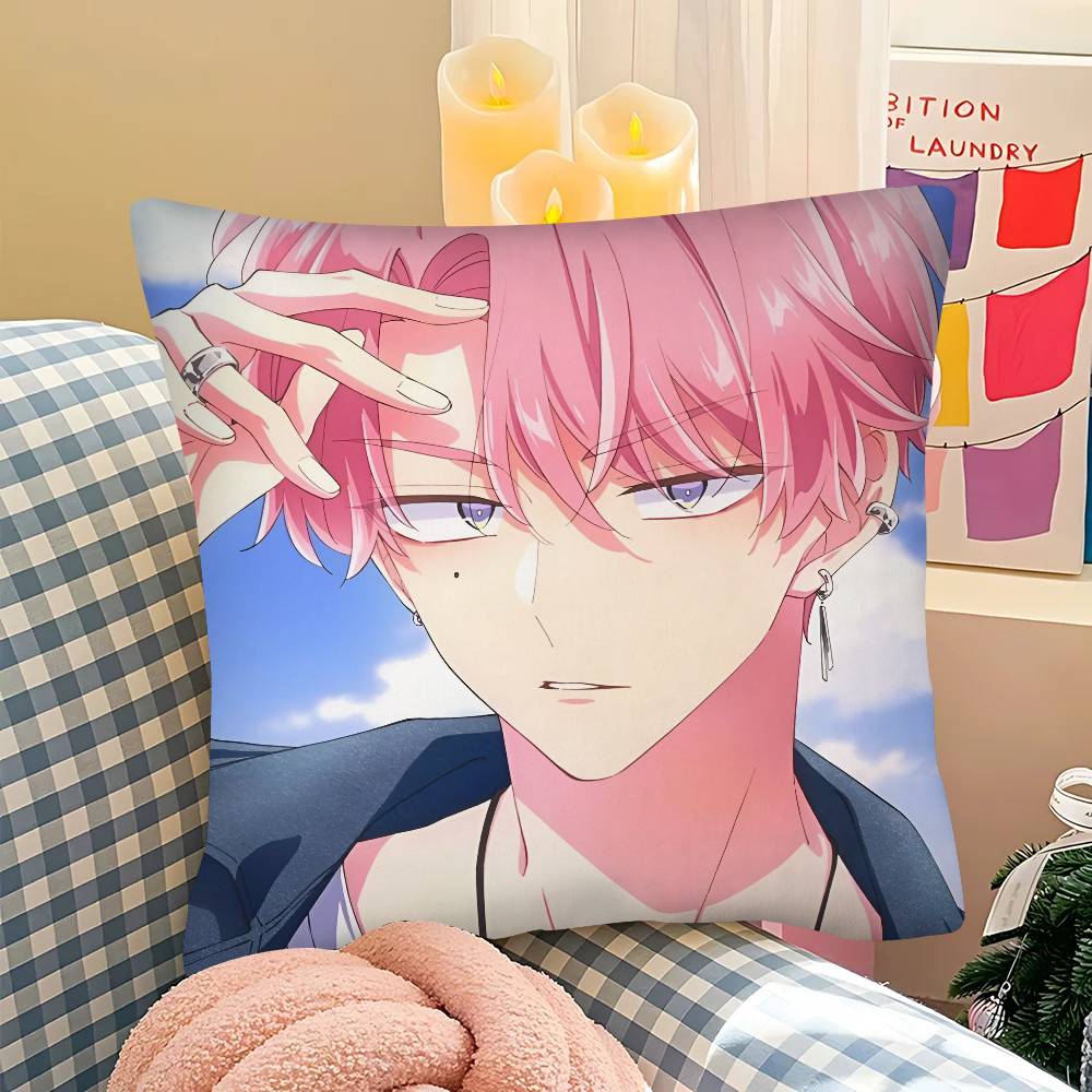 Pc TTamon Kun Anime Pillow Case Fashion Square Pillowcase Bedroom Sofa Room Ins Decoration Leisure