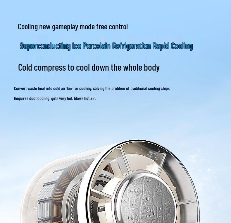 Rechargeable Foldable Mini Handheld High-Speed Cooling Fan