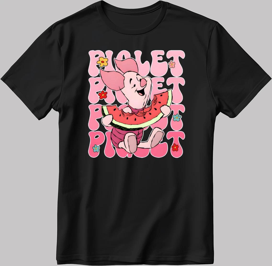 Piglet watermelon White-Black Men / Women T-Shirt AB150 2XL