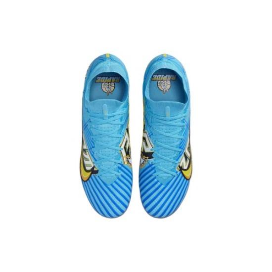 Nike Zoom Superfly 9 Elite KM FG Balticblau Weiß DO9342-400