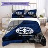 Juego de Ropa de Cama con Patrón SV Darmstadt 98 Funda Nórdica Funda de Almohada Decoración del Hogar Regalo de Cumpleaños (1 funda nórdica + 2 fundas de almohada sin relleno.)91