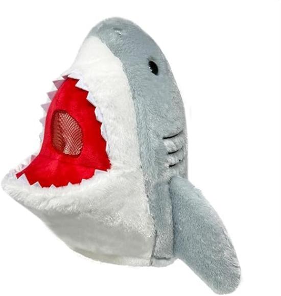 

[Панда] [Инстаграмный] Пушистые плюшевые маски животных: Черный кот, Акула и Динозавр (Акула)