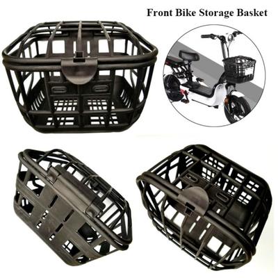 With Cover Front Bike Basket Durable Bike Storage Basket Bicycle Basket  Mountain Bikes Accessories