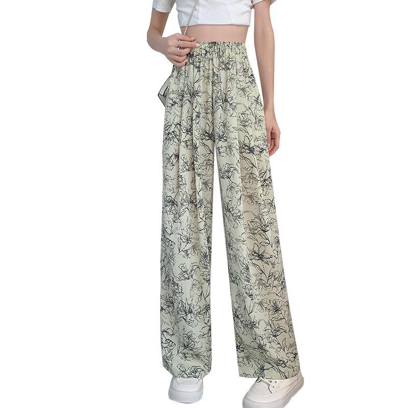 

Широкие брюки с принтом тушью и узором тай-дай для женщин с высокой талией. Узкие повседневные брюки для женщин. Брюки Yamamoto. Крутые брюки для женщин на лето. XL