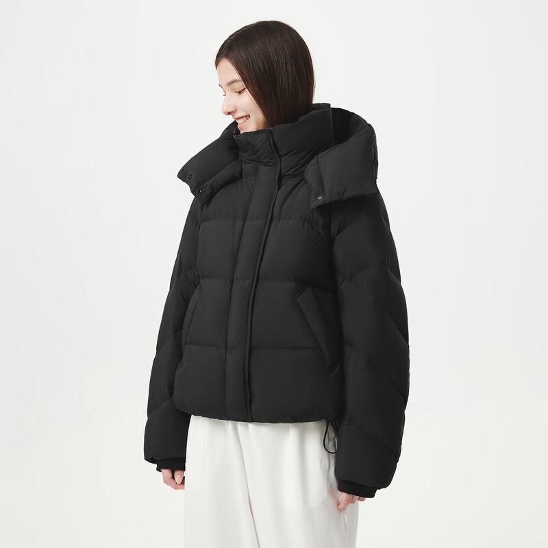 Tanboer Women's Short Down Jacket with Detachable Hood TB5530308Z