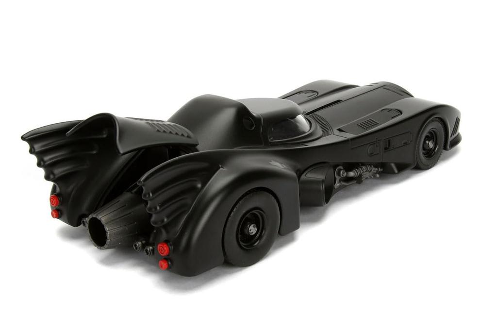 Kyosho Jada Toys HOLLYWOOD RIDES Series Batmobile with Batman Figure Completed Model JADA98260 1/24 (Batman 1989) -