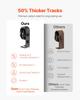 VEVOR Bi-Folding Sliding Barn Door Hardware Track Kit, 52" Top Mount Track Kit, Slide Smoothly & Quietly, Heavy Duty, Easy To Install