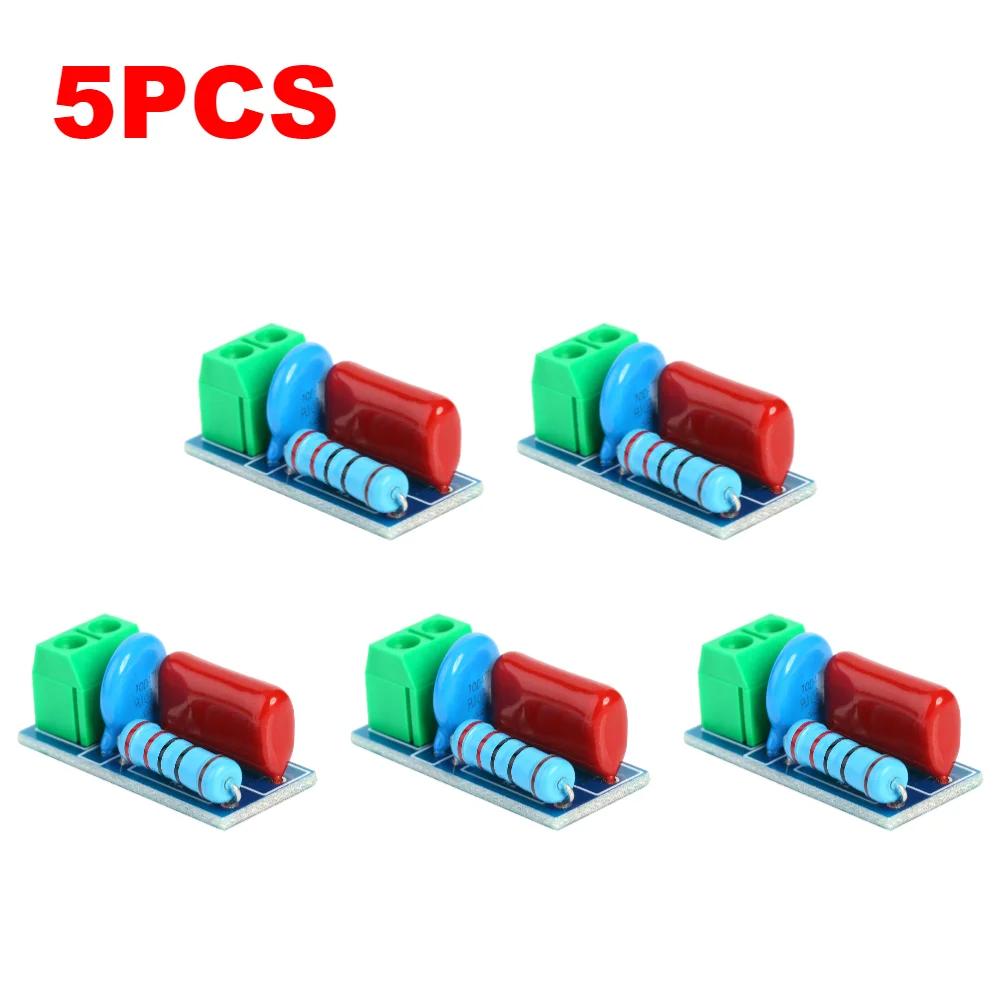 RC Absorption Circuit Module Relay Contact Protection Resistance Surge AC/DC 5V-400V Snubber Board Anti-interference Module