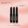 Zephoco Seidige & Pigmentierte Creme-Lidschattenstift-Set - 3 Vielseitige, Einfach Aufzutragende Farben für den Täglichen Gebrauch