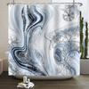Floral Shower Curtain Flower Butterfly Waterproof Polyester Bathroom Curtain With Hooks Bathtub Screen