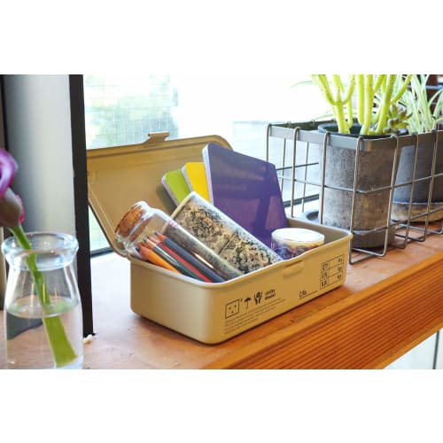 [.co.jp Exclusive] TRUSCO Danbo Steel Accessory Box (Trunk-Style Tool Box T190DNB)