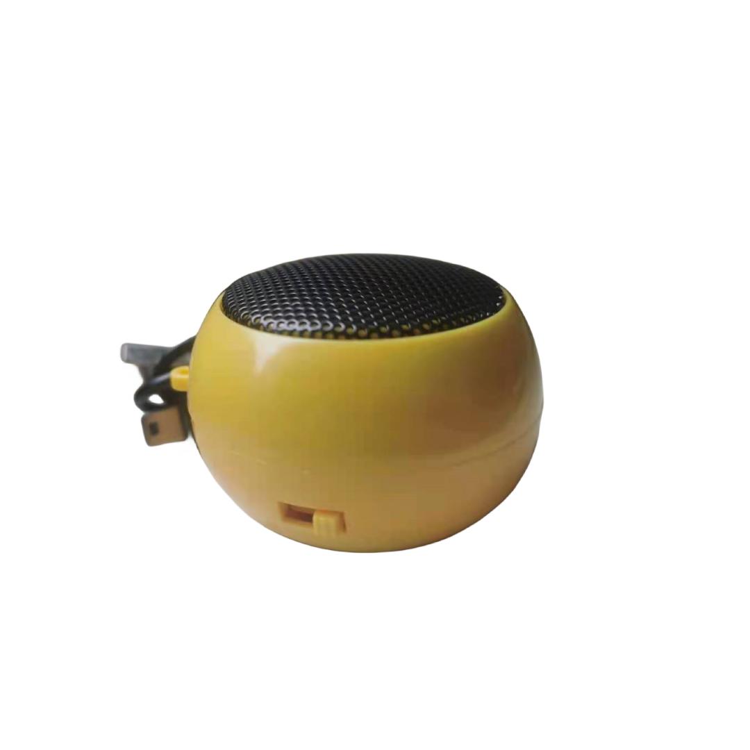 

Высококачественный мини-выдвижной Bluetooth-динамик с высокой громкостью, небольшой стальной, подходит для кемпинга на открытом воздухе жёлтый
