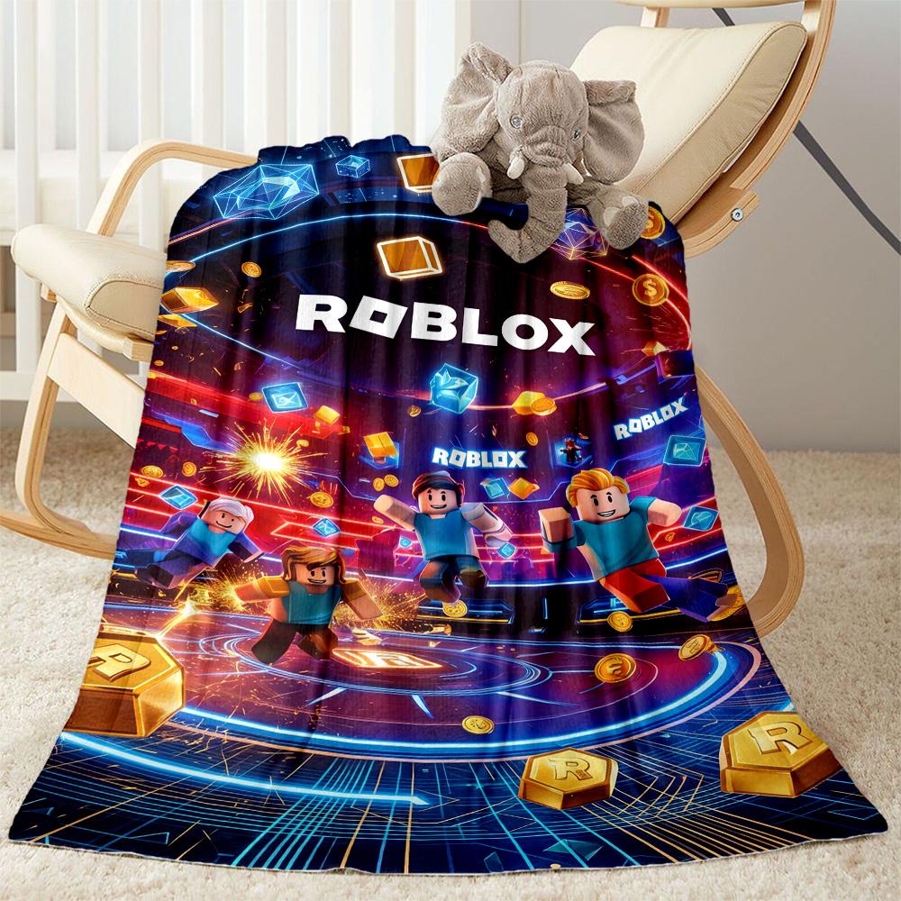 Roblox 180 Blanket Soft Warm Cozy Great for Couch Sofa Bed Four Seasons Universal Modern Style Unique Gift for Family and Friends Camping