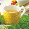 NARUMI Day+ Mug, 340cc, Yellow, Floral Print, Cute, Large, Microwave, Oven, and Dishwasher Safe, Gift Boxed, 41281-2889
