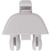 Pack of 2 Gray Interior Sun Visor Clip Bracket for A6 A7 A8 S6 S7 S8 for Pass