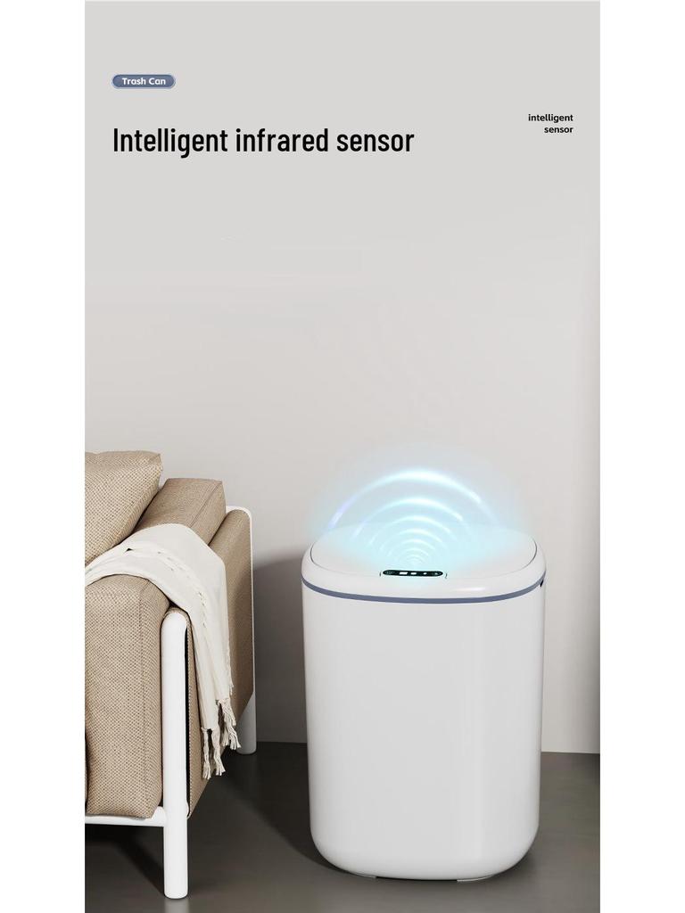 Automatischer Sensor-Mülleimer mit Deckel für Küche, Bad und Wohnzimmer