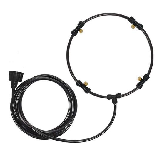 Fan Sprayer Low Pressure Cooling Spray Ring Cooling Dusting Humidifying Outdoor Garden Irrigation Spray Kit