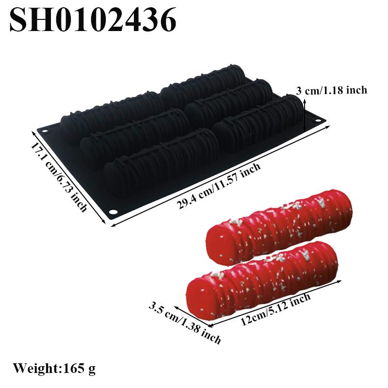 

Формы для муссовых тортов из красного дерева, одинарные или 6-соединенные Силиконовые формы Формы для шоколада Формы для выпечки