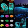 10g Luminous Particles Glow In Dark Fish Tank Aquarium Fluorescent Sand Decor