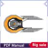 473PCS Starfleet Academy USS Athena Midi Scale Ship and Crew/Cadets Building Blocks Set Accessory Decoration Adults Bricks