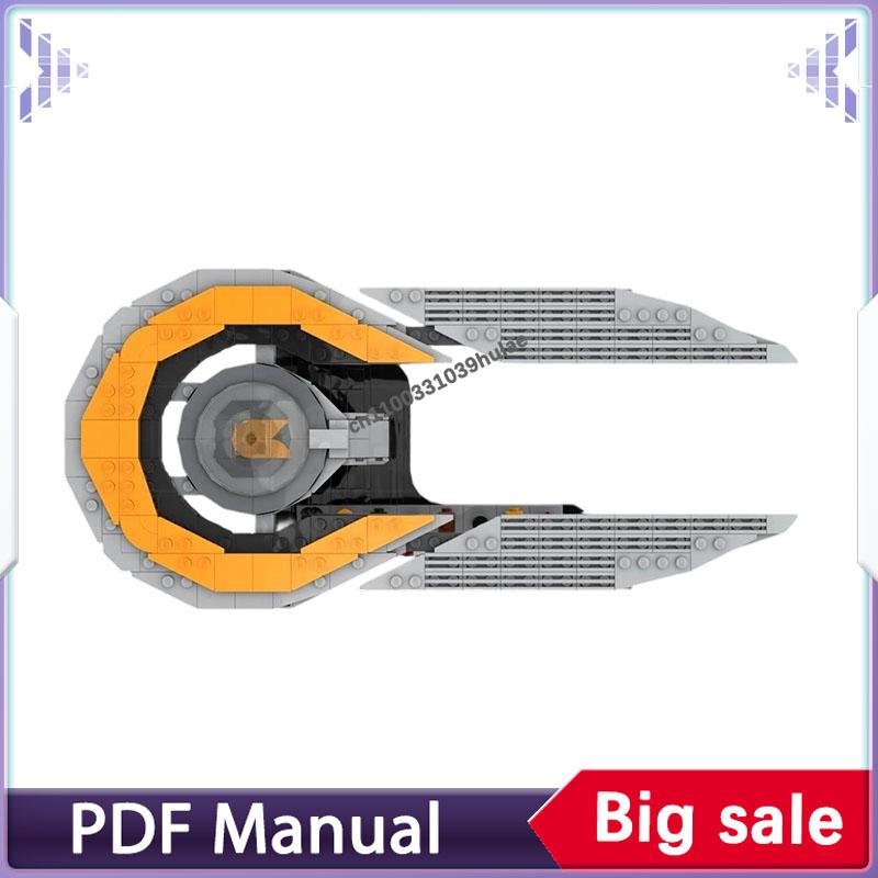 473PCS Starfleet Academy USS Athena Midi Scale Ship and Crew/Cadets Building Blocks Set Accessory Decoration Adults Bricks