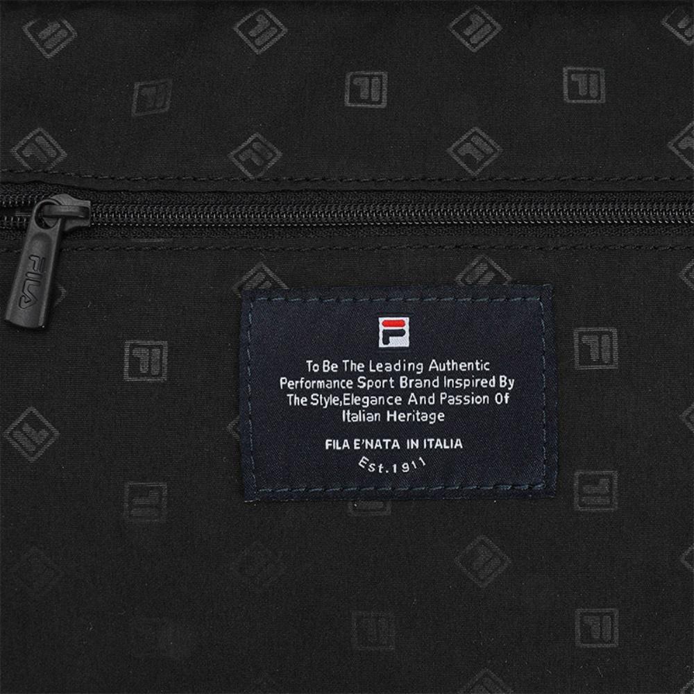 New FILA HERITAGE PU Crossbody Bags Regular Men's Jet Black F13M548102FBK