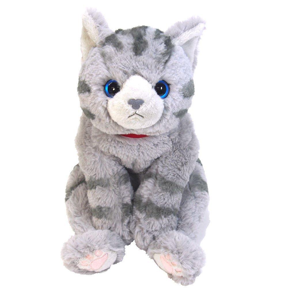 Sun Lemon Lap Cat Plush Toy Medium Gray