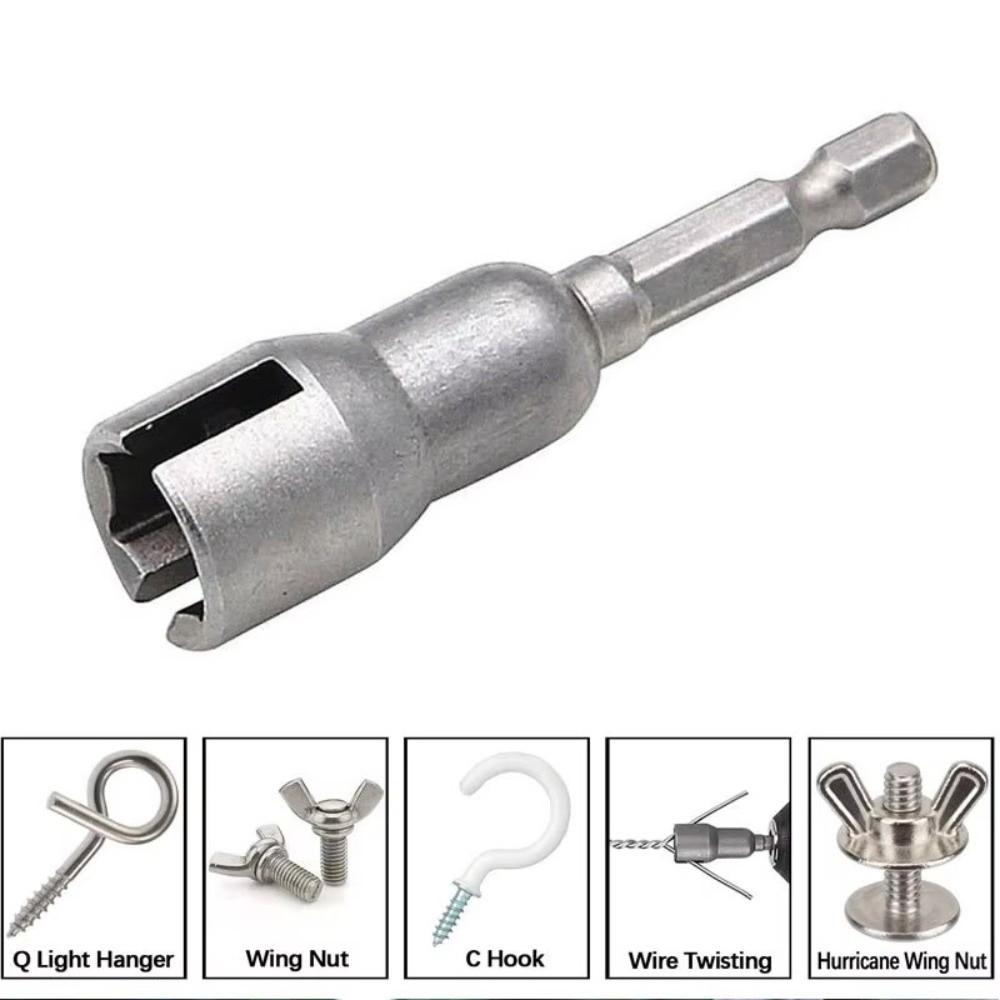 65mm Size Butterfly Hole Socket Wrench Black Finish Wing Nut Socket Tool  for Automotive Repair