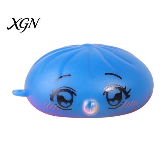Adult Fidget Toy 1/3/5Pcs Cartoon Expression Bubble Dumpling Stress Relief Relaxation Steamed Bun Sensory Ball Squeeze Focus Aid Spitting Soft