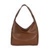Large Capacity Soft Leather Tote - 2025 Spring/Summer Commuting & Versatile Single Shoulder Bag for College Women