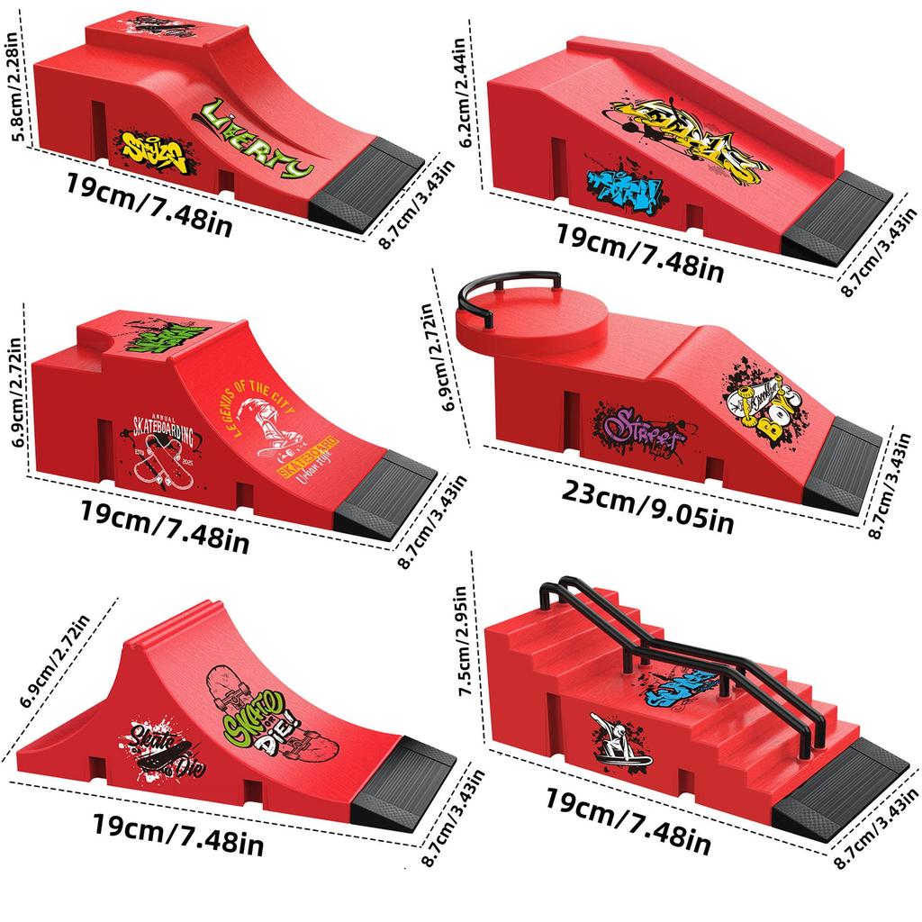 Professionelles Fingerboard-Trainingsset für Anfänger – Desktop-Finger-Skateboard mit Werkzeugen