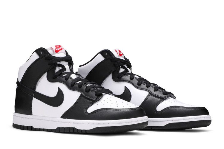 Men's Sneakers Nike Dunk High Panda (2021) White/Black-University Red