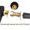 Rotary Spray Adapter High Pressure Cleaning Hose Connection New Anti-Winding Adapter
