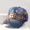 Baseball Cap Solid Color Windproof Lightweight Fashionable Bling Rhinestone Hip Hop Hat Birthday Gift