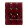 Christmas Flocking Ball Ornament Set - European Irregular Shapes