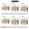 2pcs,2D plane printing Window Curtain Christmas bears snowmen cute (2) Durable 100% Polyester Fabric (without rod) Outdoor