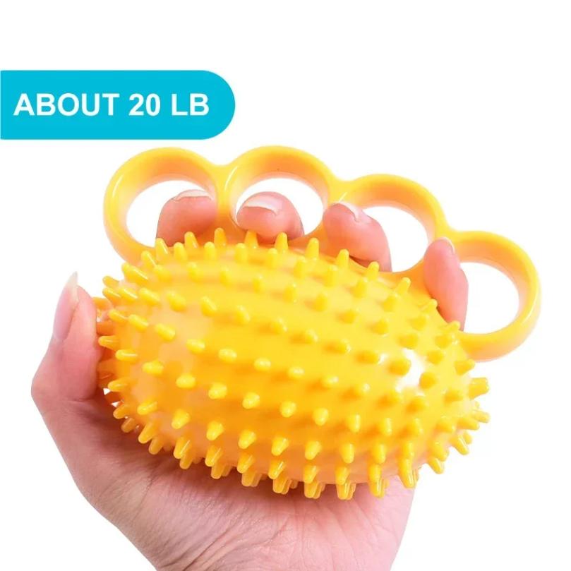 Four-Fingered Hedgehog Ball Primary Grip Training Soft Ball Rehabilitation Massage Finger Ball Practice Hand