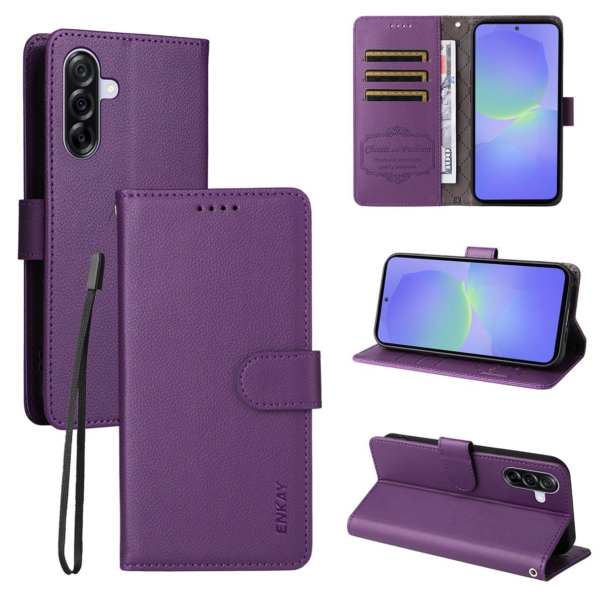 Purple Leather