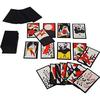 Hanafuda Genroku Autentico Finitura Dorso 88 Carpe Oichokabu 48 Carte Incluse Custodia in Plastica Made Japan Angel Trump HAGE
