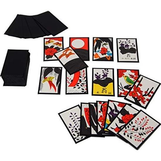 Hanafuda Genroku Autentico Finitura Dorso 88 Carpe Oichokabu 48 Carte Incluse Custodia in Plastica Made Japan Angel Trump HAGE