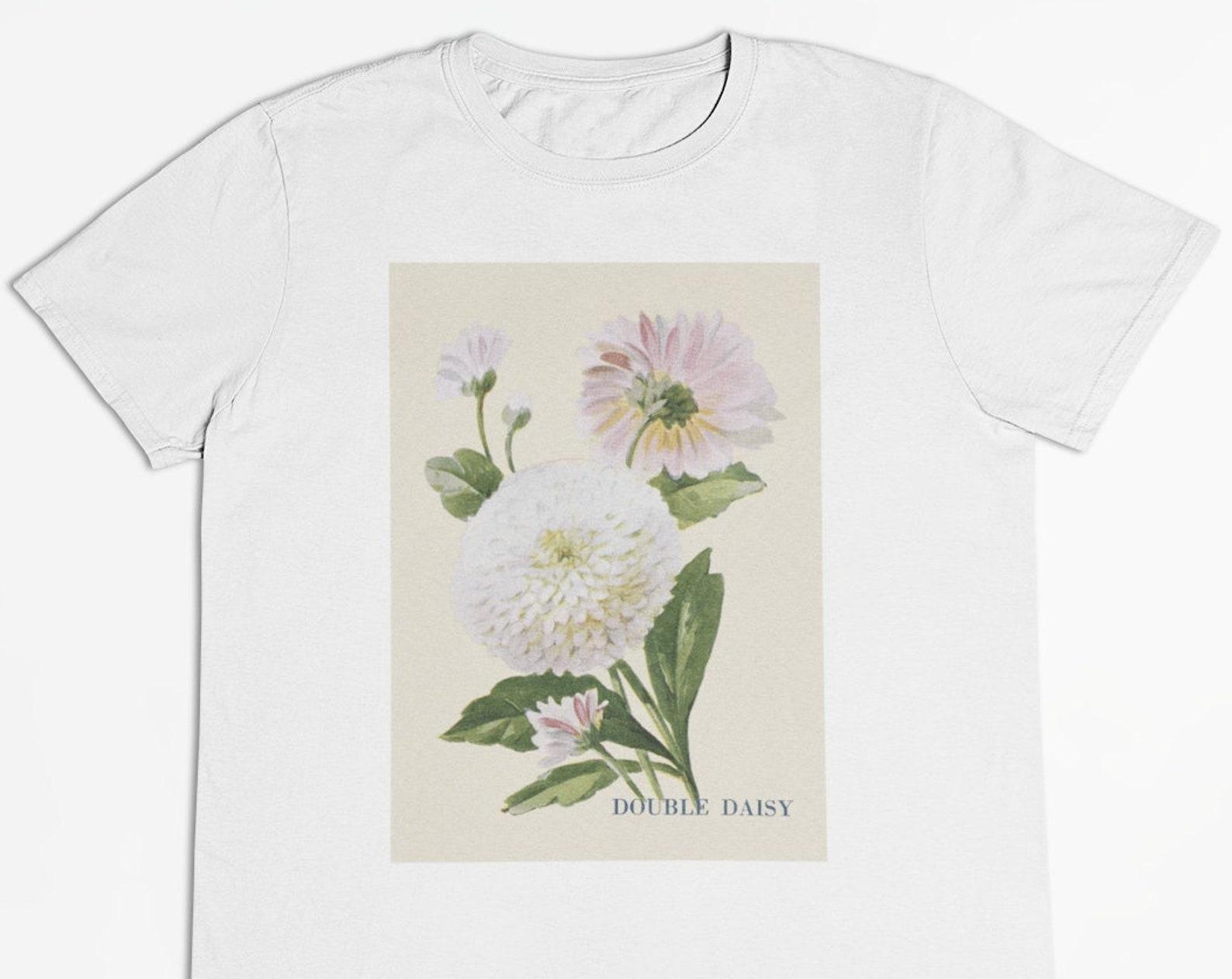 Daisy T-shirt: Pastel Floral Design, Summer Flowers 2XL