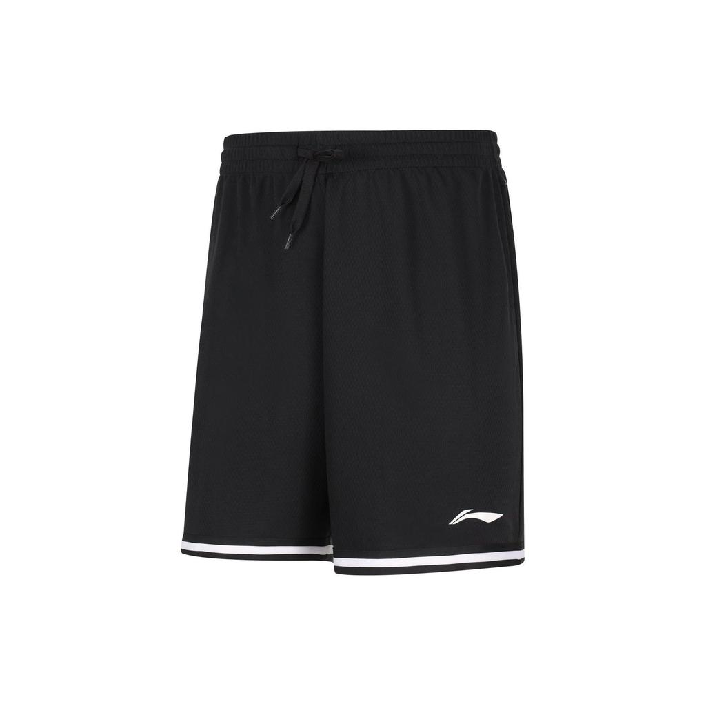 Li Ning CBA Kollektion Basketballanzug Herren Schwarz AATU017-2
