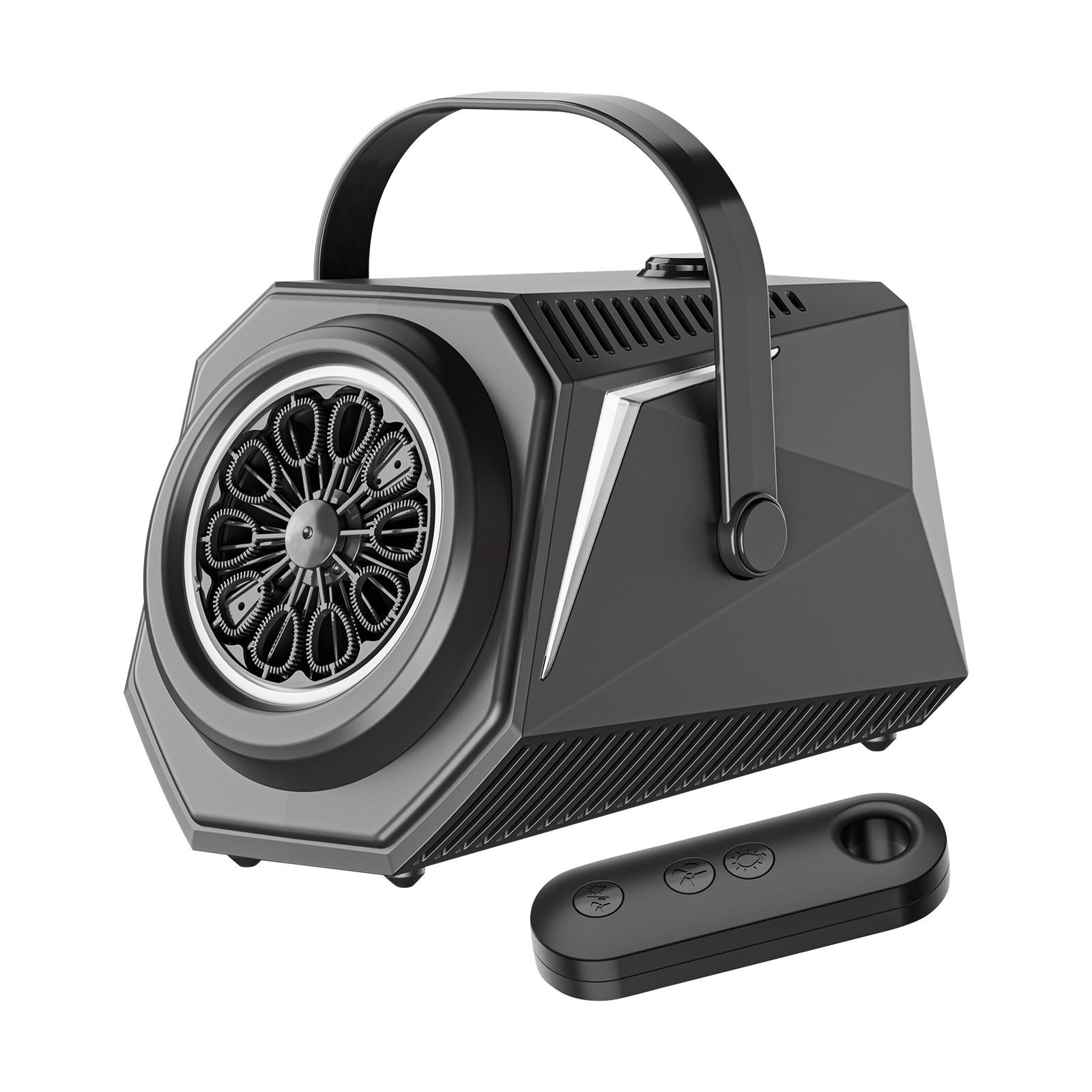 

Машина для мыльных пузырей с перезаряжаемым пультом дистанционного управления для вечеринок, электрическая, полностью автоматическая машина для мыльных пузырей 90 мл One Size