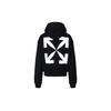 OFF WHITE Hanorac Toamnă FW20 Croială Largă Bărbați Negru OMBB037F20FLE0121001