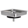 Flowing Freely Drainer Kitchen Sink Strainer Stainless Steel Square