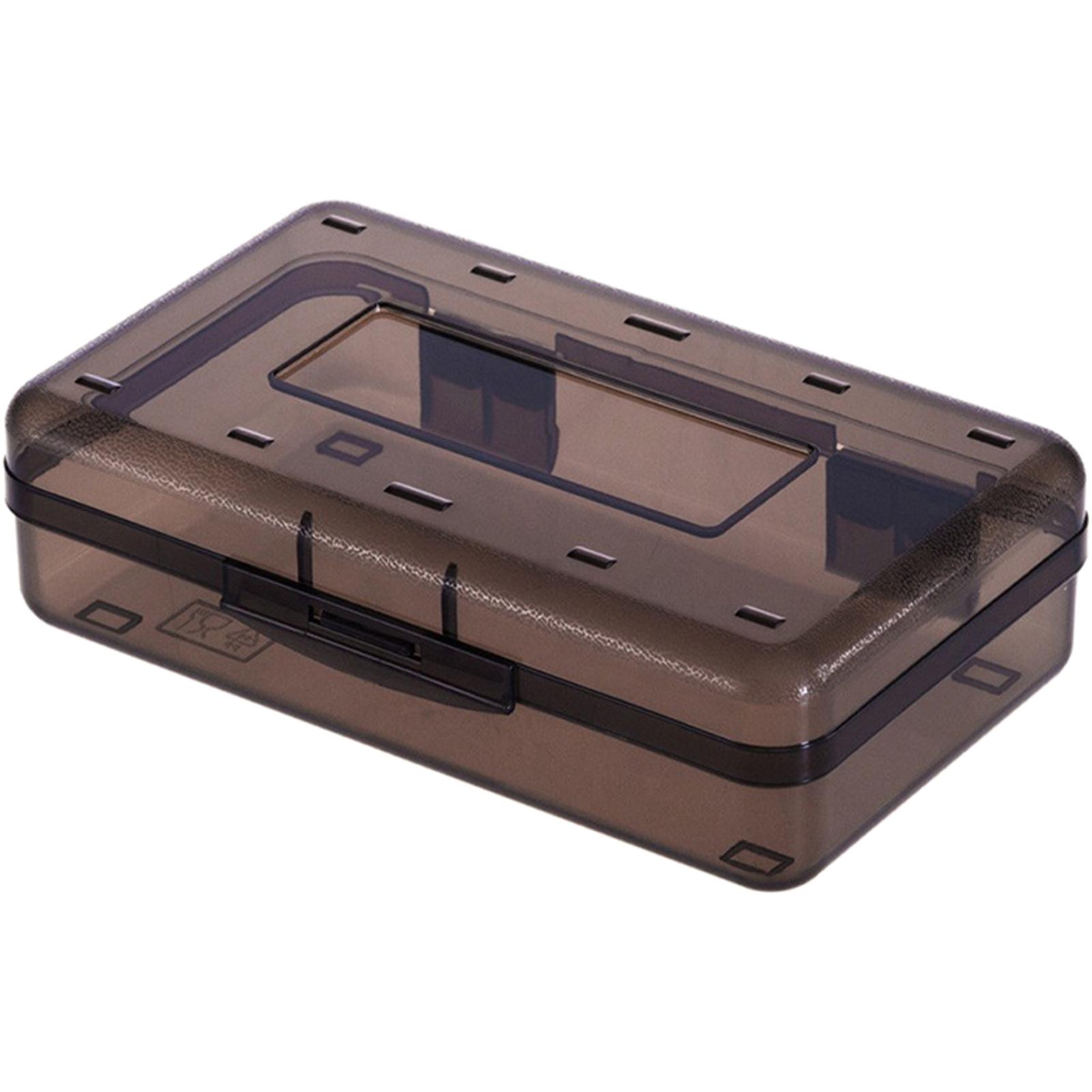 

Clear Large Pencil Case Multi-Color Student Organization Cases for Teen Girl Student School Supplies темно-сірий колір